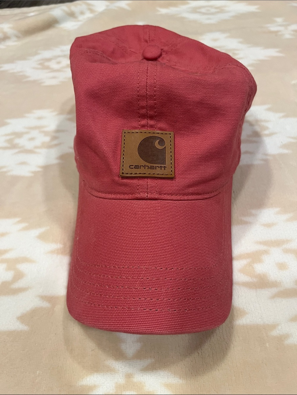 Carhartt Coral Canvas Logo Cap